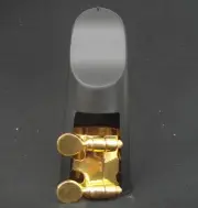 Alto Eb sax ligature and cap