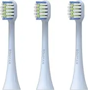 ROAMAN SN02 Dedicated Replacement Brush, Standard Type, Firm, Normal, FDA Certified, DuPont Nylon, For ROAMAN Electric Toothbrushes, Replacement Brush, Blue