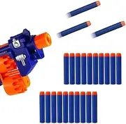 SGERUFZ Pack of 20 Dardos Munición de Espuma Compatible with Pistolas Nerf Elite, Refill Darts for Blasters de la Series N-Strike, Accessories para Blaster Nerf (Regalo de Fiesta para Niños)