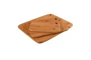 Peer Sorensen 3 Piece Long Grain Bamboo Chopping Cutting Board Set 3pc