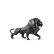 Lladro Lion, Matte Black