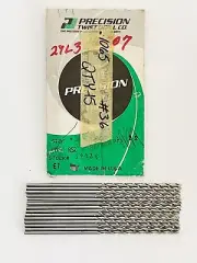 NEW Lot Of 12 PTD #36 HSS Jobber Precision Twist Drill Bit Taper Length 118° R52