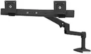 Ergotron Mounting Arm for Monitor - Matte Black - 2 Monitor(s) 45-489-224