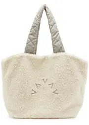 Varley Amos Reversible Quilted Nylon Tote - Cream - One Size ONE SIZE
