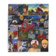 Jonny Quest Arctic Fleece Blanket 50" × 60", Cozy Throw, Classic Cartoon