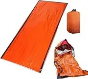 Survival Blanket Foil | Thermal Sleep Survival Shelter, Waterproof Lightweight Blanket Gear, Multifunctional Sack, Tools for Outdoor