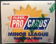 1993 PROCARDS Master Box 10 Sets ( Fleer ) Nashville Sounds 10 SEALED SETS