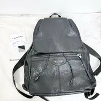 在飛比找PopChill優惠-[二手] Balenciaga 巴黎世家 機車 後背包