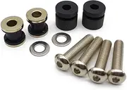 WYJDZSW Motorcycle Sissy Bar Backrest Detachable Docking Hardware Bolts Kit Set Compatible With Breakout FXSB