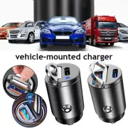 Mini Dual USB Type-C PD Car Phone Charger 30W Fast Charge Adapter Accessories AU