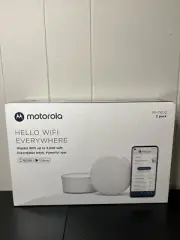 Motorola MH7602 - AX1800 Mesh WiFi Router/Extender - 2 pack - White