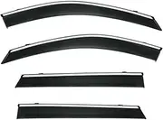 STIDPFZX Car Window Visor Rain Guard Side Window Deflector Weather Shield Compatible for Changan -Oshan X7 Plus 2020 2021 2022 2023 2024(22-24 X7 Plus MK1)