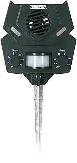 Chapin International Chapin 76001 Ultrasonic Animal Outdoor, Solar Powered for Yards, Gardens, and Fields, Deer, Raccoon, Skunk, Rabbit, Rodent, Cat, Sound Repellent, Green
