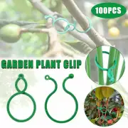 100pcs Garden Plant Clip Reusable Fruits Tomato Vine Grow Support Holder Straps