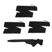 3pcs Black 54" Shotgun Rifle Gun Sock Cover Gun Sleeve Hunting Storage Bags Case