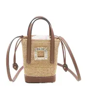 Roger Vivier Viv' Skate Mini Bucket Bag One size Nude