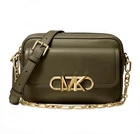 Michael Kors Ladies Shoulder Bag Parker Md Chain Swag cross Body Olive New