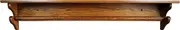 Amish Quilt Rack with Shelf -80cm - Solid Oak Wood, Michaels Stain, in Stock