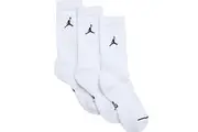 Nike Womens Mens Unisex Jordan Socks - White/ Black