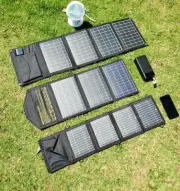 Outdoor Camping Portable Solar Foldable Charging Panel Smartphone Charger