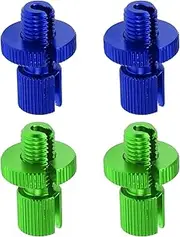 X AUTOHAUX 4 Pcs M10 Motorcycle Clutch Brake Cable Adjuster Screw Aluminum Alloy Brake Clutch Line Adjusting Bolt for Motorbike Scooter Dirt Bike Blue Green