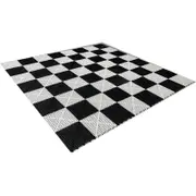 Commercial Grade Roll Up 1.6m x 1.6m Rubberised Chess Board - Tile Pack Only (64 Parts)