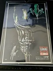 Aliens Joe Doyle Artist Print Signed & Remarked C2E2 2025 Includes Aliens COA