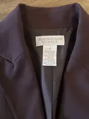 Worthington Women Blazer Jacket Size 4 Button Up Lined Brown NEW WITH TAGS