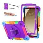 Case for Samsung Galaxy Tab A9+ Plus Case for Tab A9 Plus 11" Colorful Purple