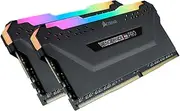 Corsair Vengeance RGB PRO 16 GB (2 x 8 GB) DDR4 3200 MHz C16 XMP 2.0, AMD Optimised Enthusiast RGB LED Illuminated Memory Kit, Black
