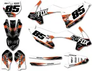 Graphics for KTM 85 SX 2018 2019 2020 2021 2022 2023 Suspect Style sticker kit