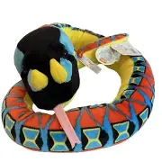 Wild Republic Snake Exotic Rhino Viper Plush 3 Feet Long Stuffed Animal W/Tags