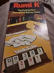 Vintage Cadaco 1977 RUMI K Rummy Tile Game COMPLETE!