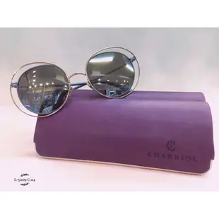 麗睛眼鏡【CHARRIOL 夏利豪】簍空造型細緻款太陽眼鏡 L-5009 太陽眼鏡 水銀鏡片 造型墨鏡 精品太陽眼鏡