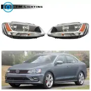 Pair of For 2011-2018 Volkswagen Jetta Halogen Headlights HeadLamps Assembly (for: Volkswagen)