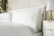 Egyptian Cotton Deep Fitted Sheet (UK Size: Superking) (White)