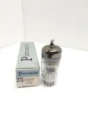 NOS NIB Pinnacle 12AT7 ECC81 O-Getter Tested Strong Life Test Great TUBE