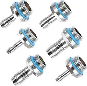 1 Set Water Cooling Adapter Compact Thread Converter for Water Cooling Systems with Outer Connectors