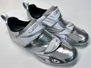 Giro Facet Women's Triathlon Cycling Shoe Chrome/White 39