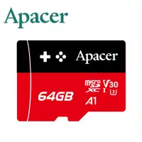 在飛比找Yahoo奇摩購物中心優惠-Apacer宇瞻 64GB MicroSDXC UHS-I 