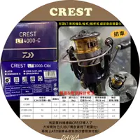 在飛比找蝦皮購物優惠-Daiwa 20年款 Crest LT 紡車捲線器 ATD#