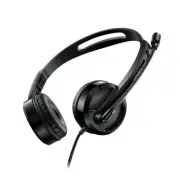 RAPOO H100 Wired Stereo Headsets with Rotary Microphone, Portable Headphones