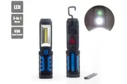 3-in-1 LED Handheld Torch Light Flashlight COB Work Light Magnetic Mount USB Rechargeable 18650 Battery