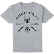 Star Wars Bounty Hunter Crest Unisex T-Shirt - Grey