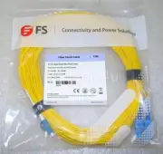 FS SMLCSCDX LC.UPC-SC/UPC Duplex 9/125 Single Mode 15M Fiber Patch Cable New