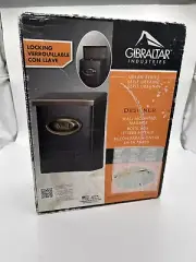 Gibraltar Urban Series Wall-Mount Locking Mailbox, Black NEW