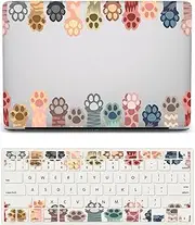 Laptop Case Compatible with New MacBook Air 13.6 inch Case 2022 M2 Chip Model A2681, 3D Color Printing Matte Plastic Hard Shell Case Cover & Keyboard Cover Skin - Animal