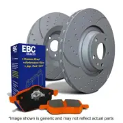 EBC Brakes Front S8K FMSI D1273 2012 thru Fits 2018 Jeep Wrangler (JK) 3.6 (for: Jeep)
