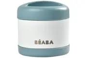 Beaba: Stainless Steel Food Container - Baltic Blue/White (500ml)