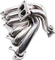 daili Store Racing Stainless Steel Turbocharged Exhaust Manifold 1993-1998 Compatible with Toyota Compatible with Supra 2JZ GTE (with Washer and Screw)